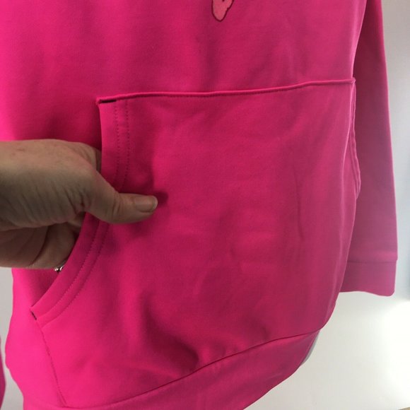 Champion Duo Dry Girls XL Barbiecore Bright Pink POWER WITHIN Hoodie Sweatshirt - Picture 4 of 10